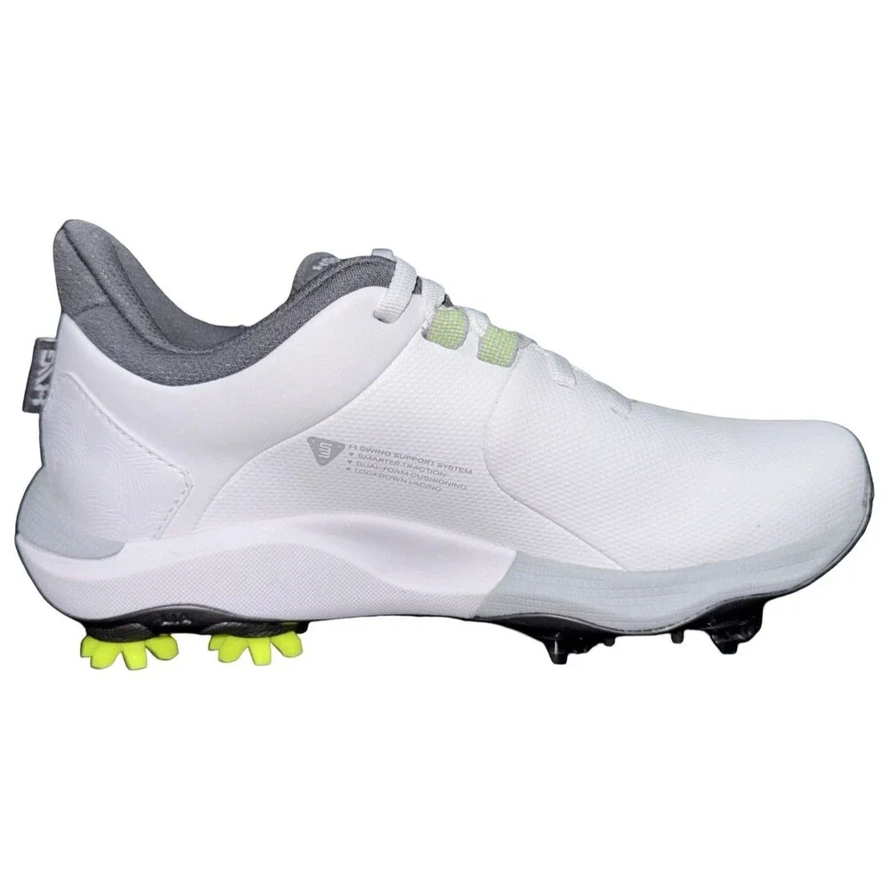 Under Armour Mens Size 4 Golf Shoe UA Drive Pro Storm White 3028725-100 New